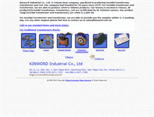 Tablet Screenshot of kinword.com.tw